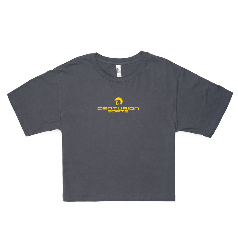 Centurion Women's Boxy Crop Tee - Asphalt