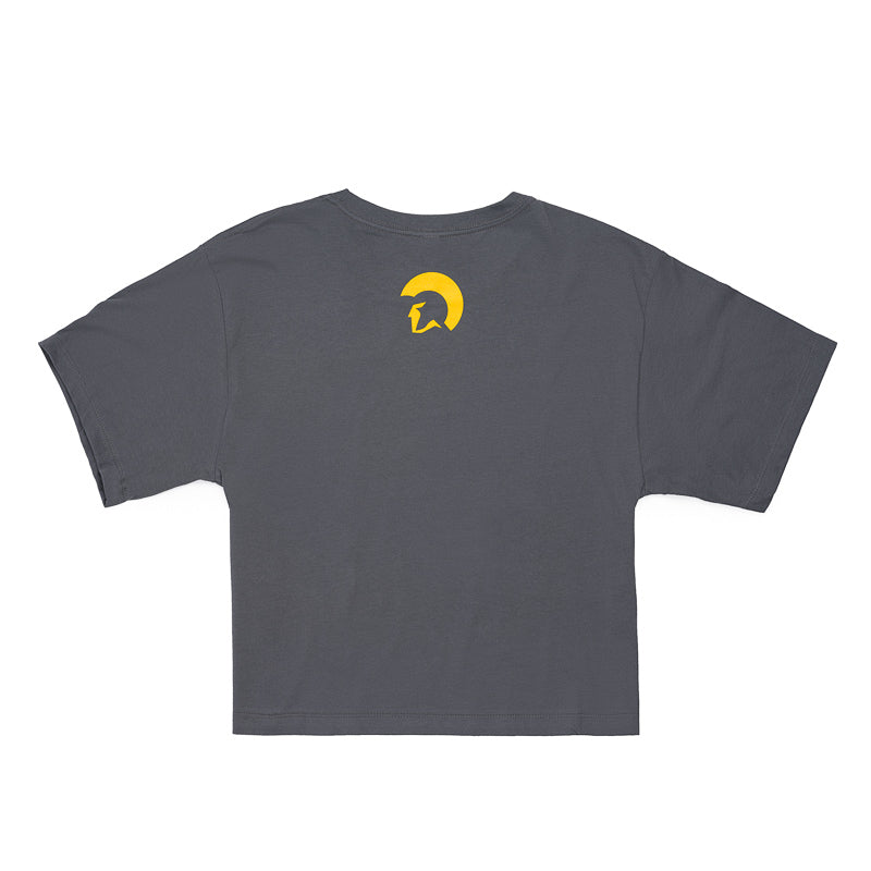Centurion Women's Boxy Crop Tee - Asphalt
