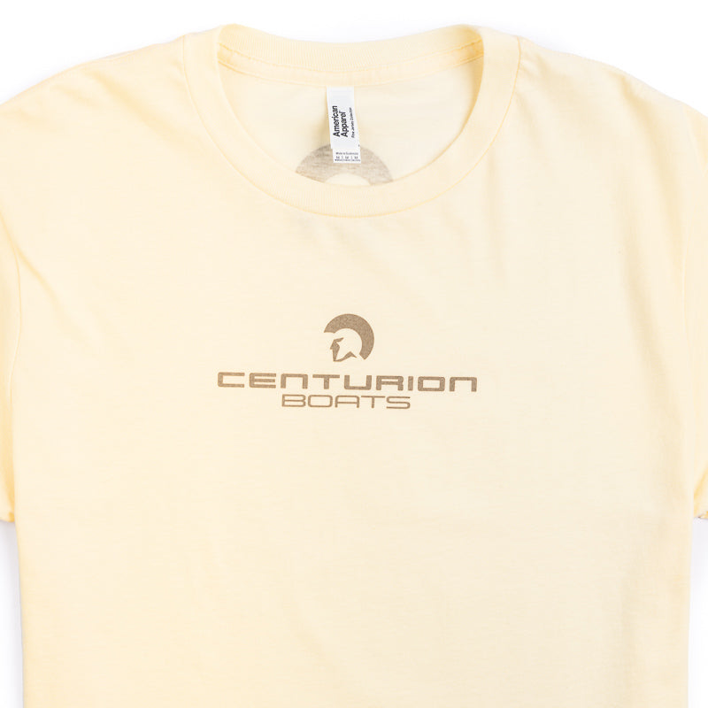 Centurion Women's Boxy Crop Tee - Creme