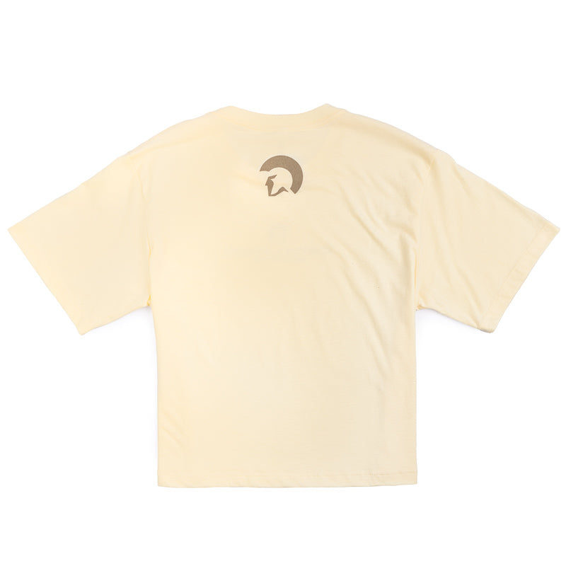 Centurion Women's Boxy Crop Tee - Creme