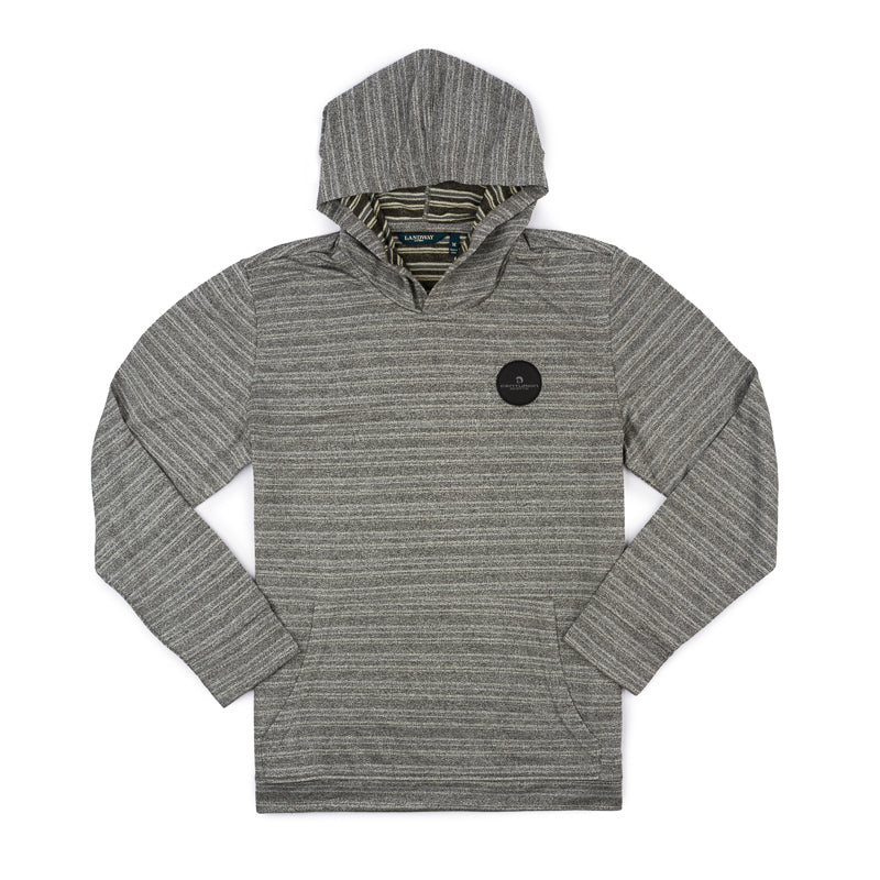 Centurion Montauk Striped Hoodie - Heather Grey