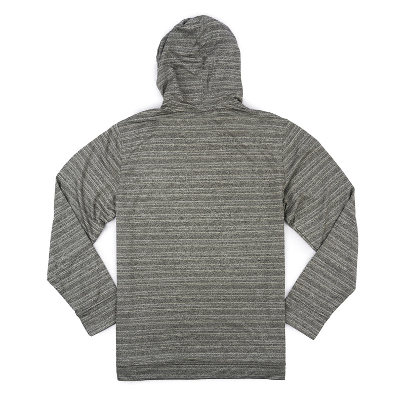 Centurion Montauk Striped Hoodie - Heather Grey