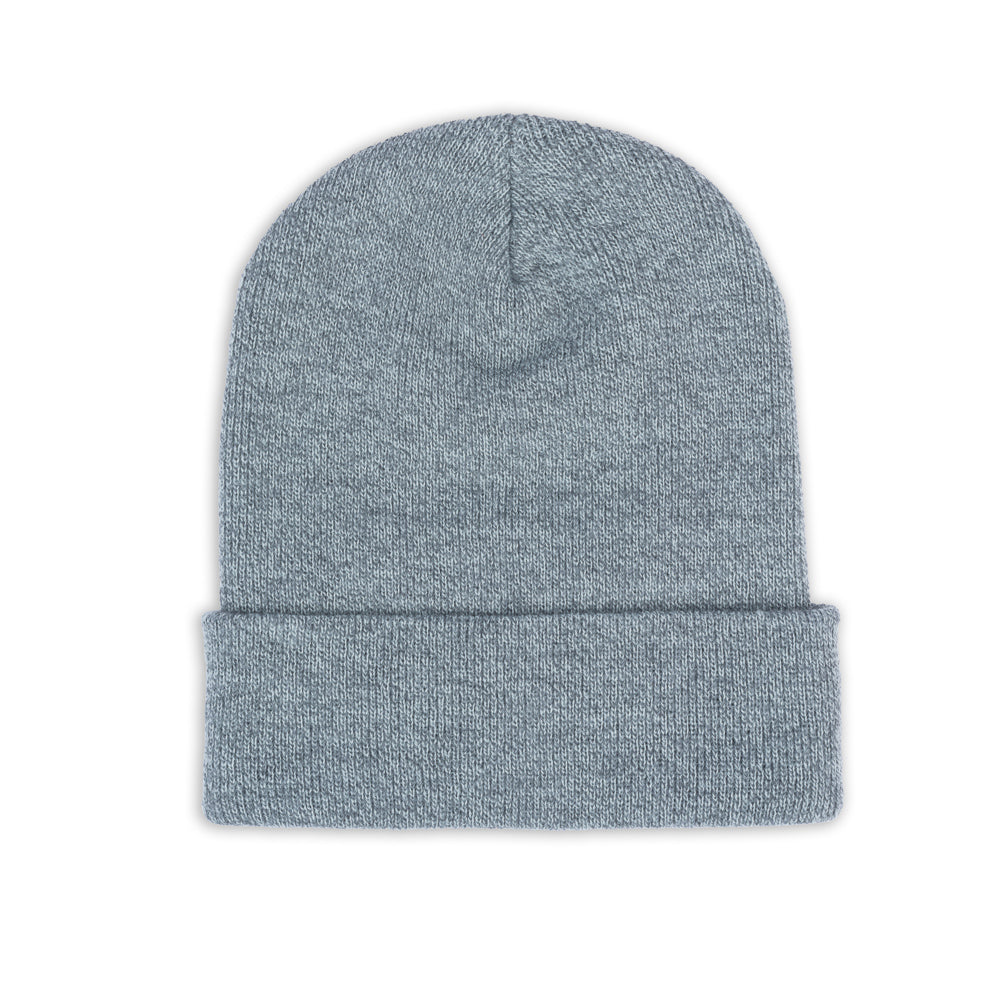 Centurion Patch Cuffed Beanie - Heather Gunmetal