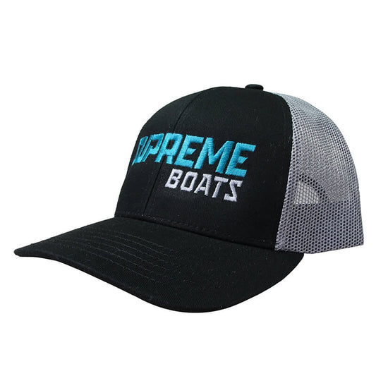 Supreme Lockup Trucker Cap - Black / Grey