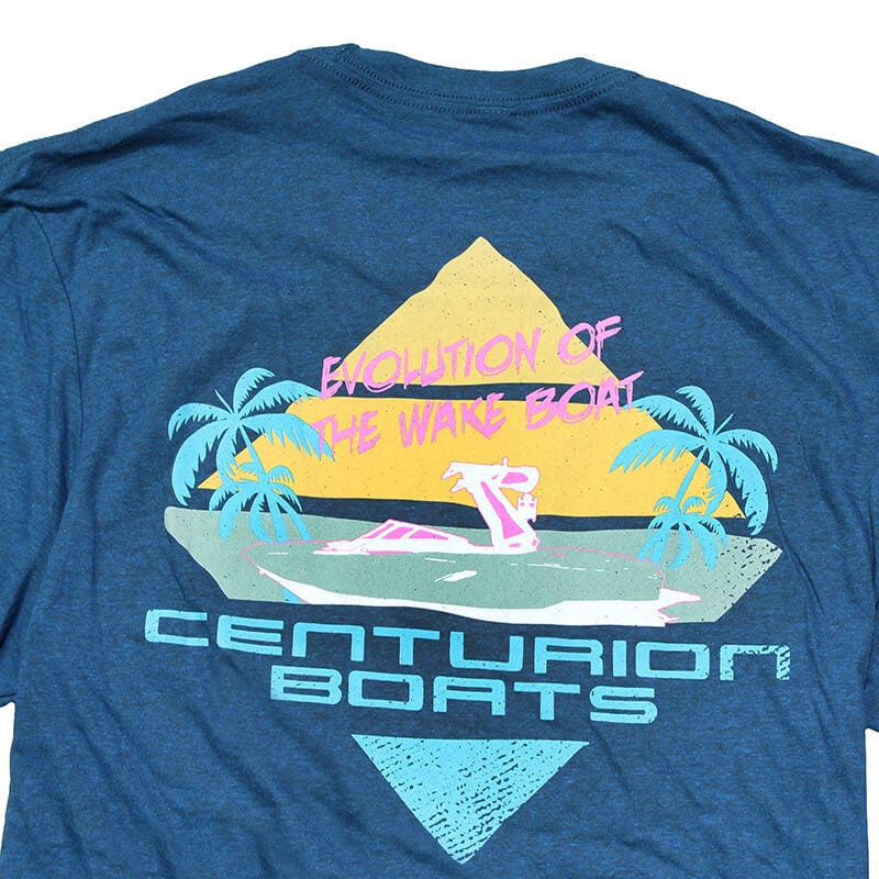 Centurion Evolution Island Tee - Deep Turquoise Fleck