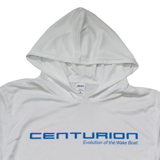 Centurion LS Bahama Hooded Tee - White