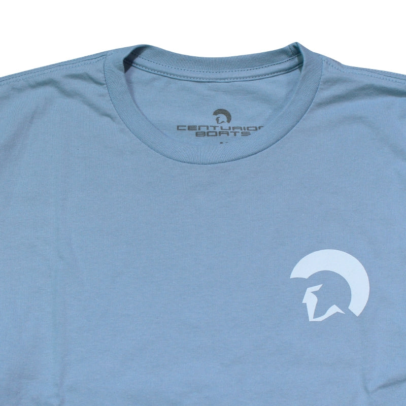 Centurion Spiral Tee - Stonewash Denim