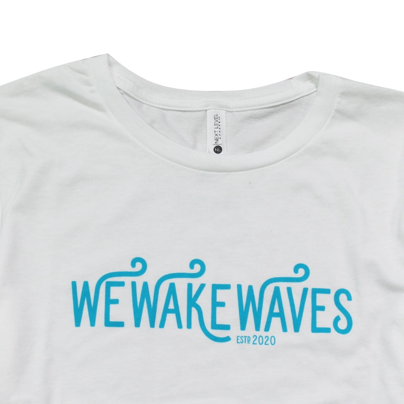 Centurion Women's We Wake Waves Tee - White - CLEARANCE