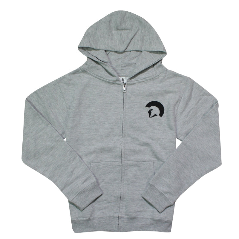 Centurion Youth Spiral Full-Zip Hoodie - Grey Heather