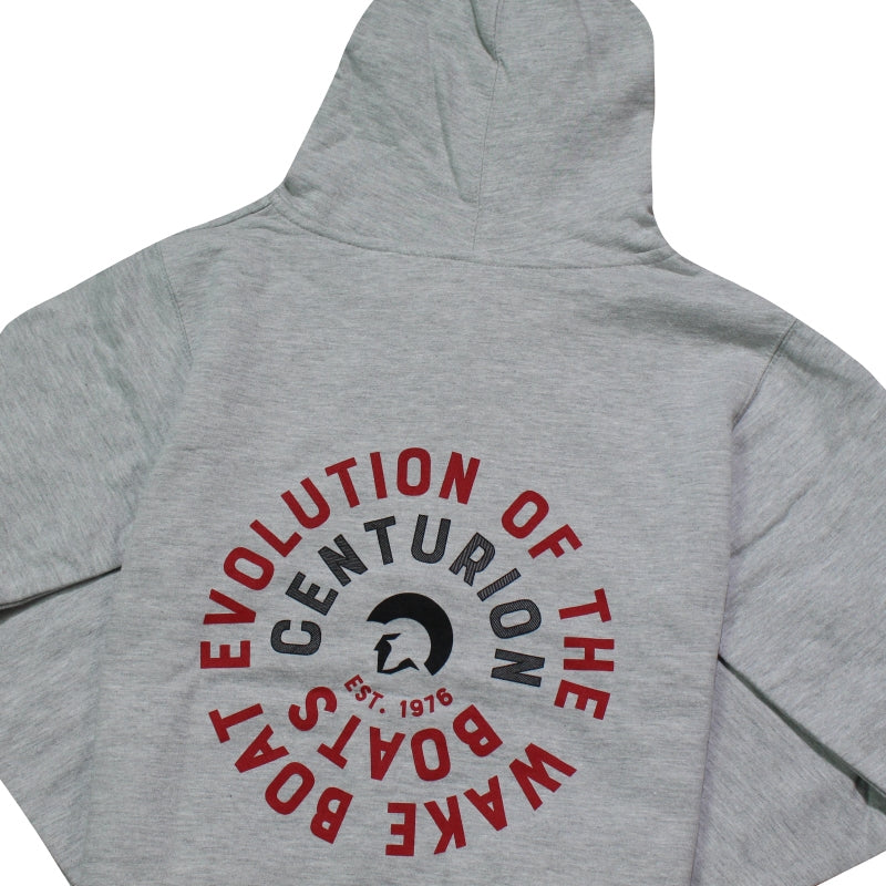 Centurion Youth Spiral Full-Zip Hoodie - Grey Heather