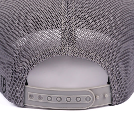 Centurion Spiral Ribbed Trucker Cap - Heather Grey