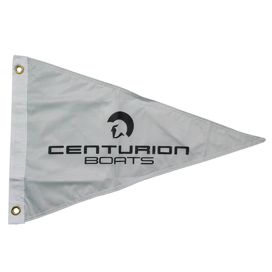 Centurion 16 x 24 Pennant Flag - White