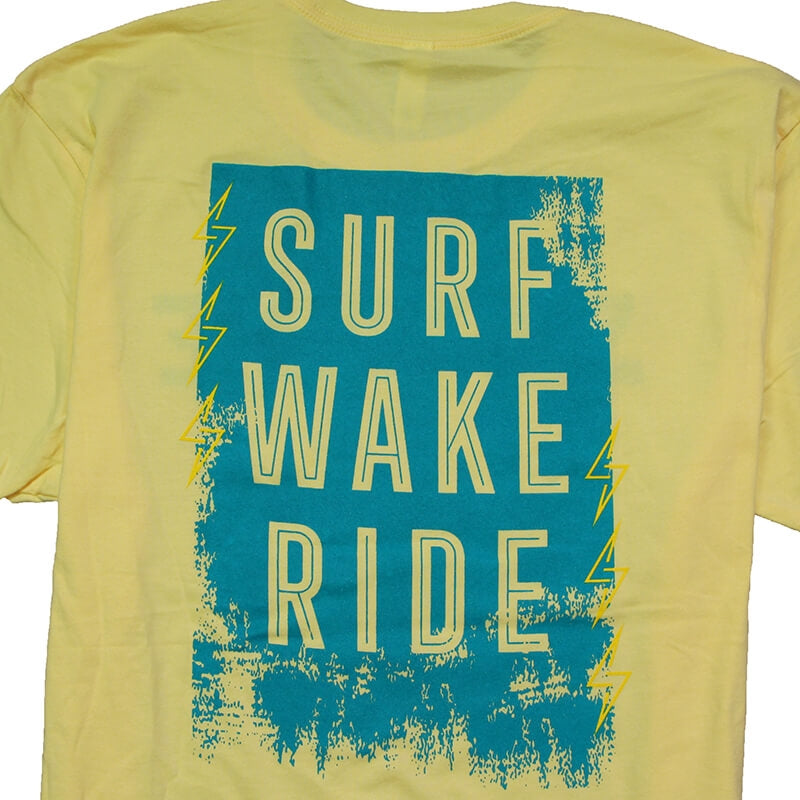 Supreme SS Surf Wake Ride Tee - Banana Cream