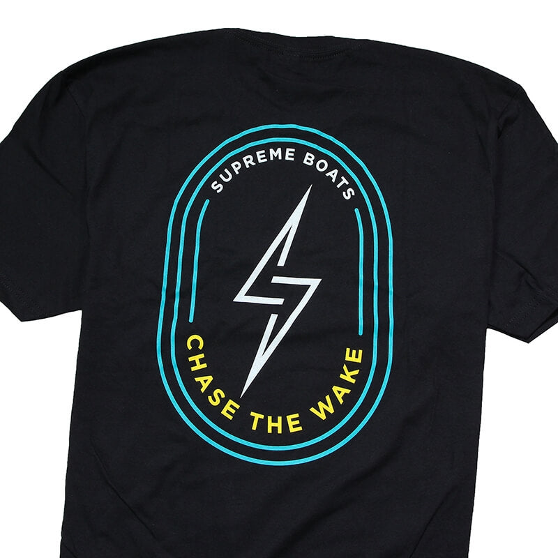 Supreme SS Chase the Wake Tee - Black