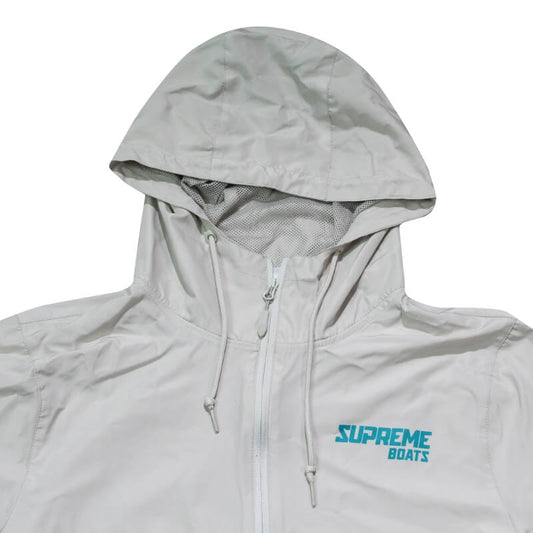 Supreme 1/4 Zip Windbreaker Pullover - Graphite | Smoke