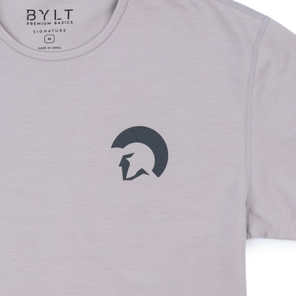 Centurion BYLT Drop Cut Tee - Storm Grey