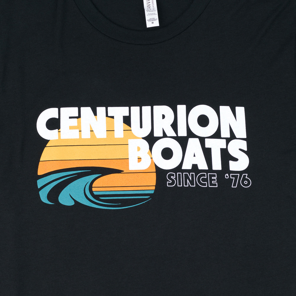 Centurion Surf Wave Tee - Black