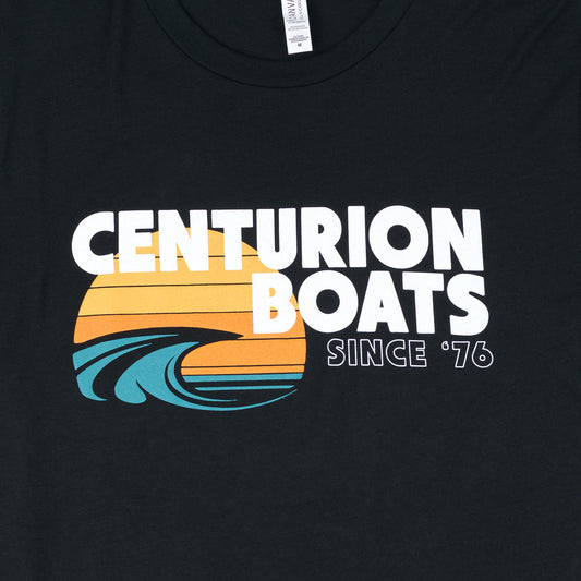 Centurion Surf Wave Tee - Black