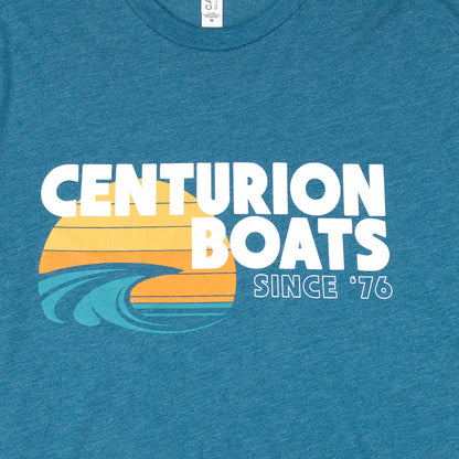 Centurion Surf Wave Tee - Steel Blue