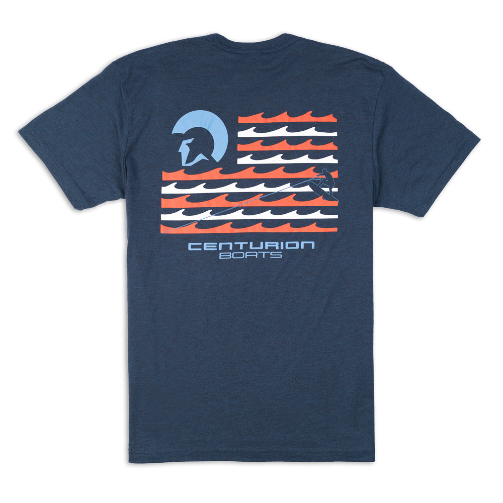 Centurion Flag Style Tee - Legion Blue