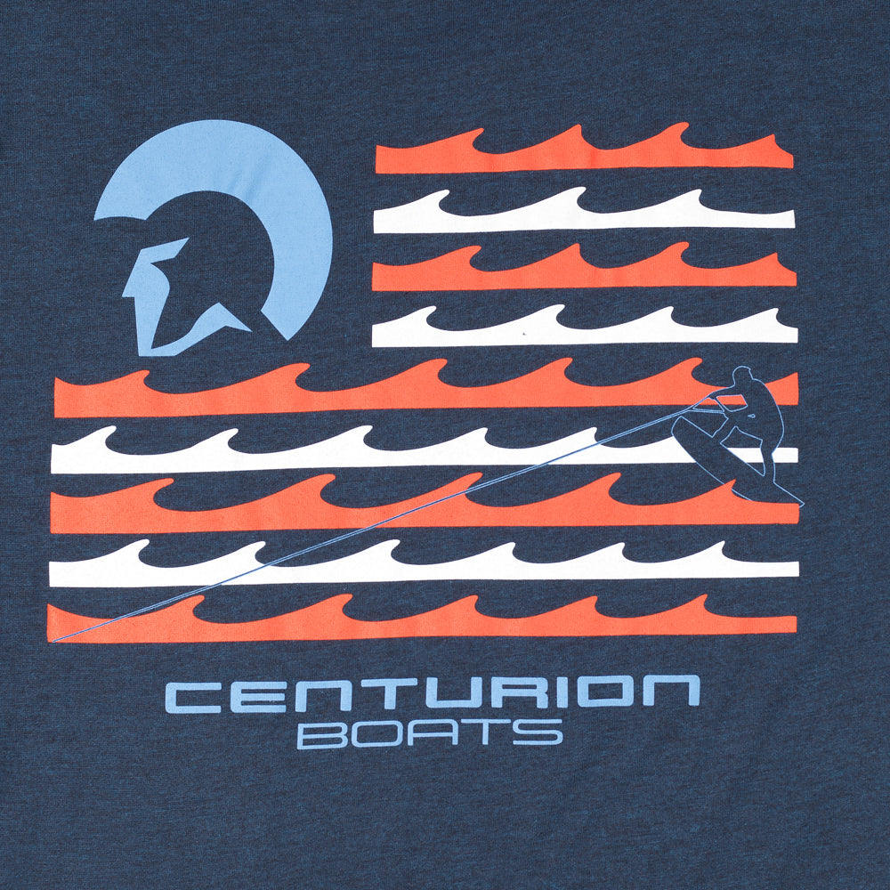 Centurion Flag Style Tee - Legion Blue