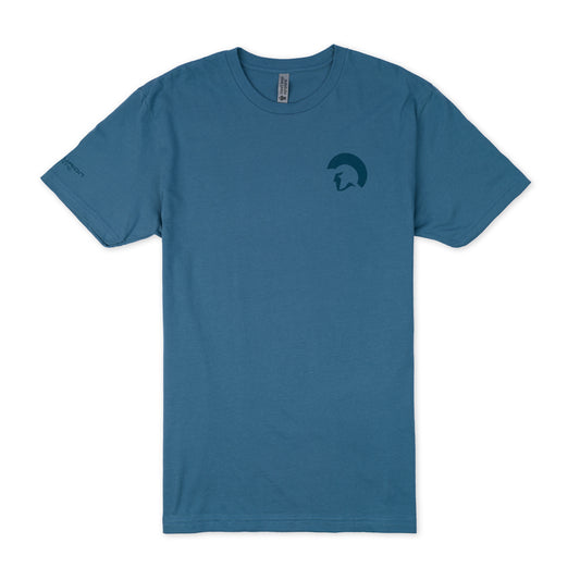 Centurion Tonal Icon Tee - Blue Jean
