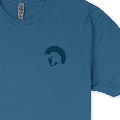 Centurion Tonal Icon Tee - Blue Jean