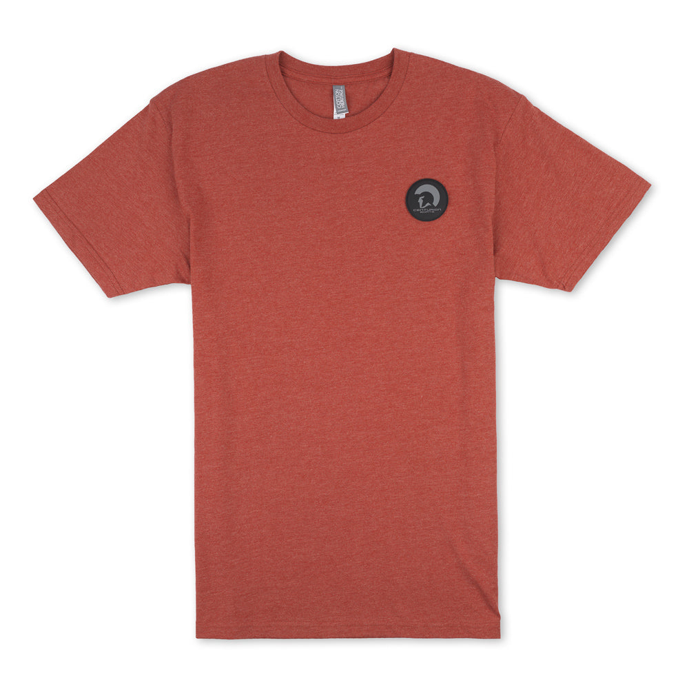 Patch Tee - Spice Heather