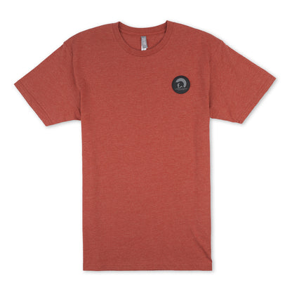 Patch Tee - Spice Heather