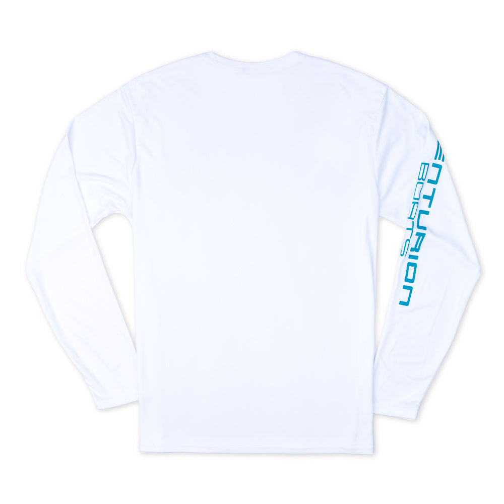 Centurion LS Dry Zone Sun Tee - White
