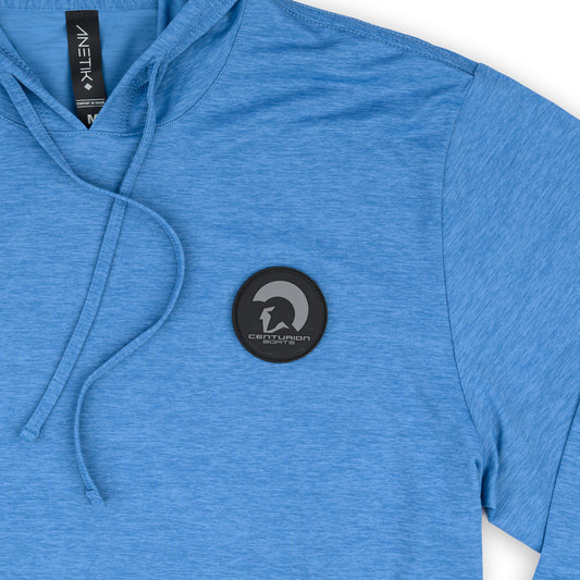 Centurion Anetik LS Tech Hoodie Tee - Bahama Blue