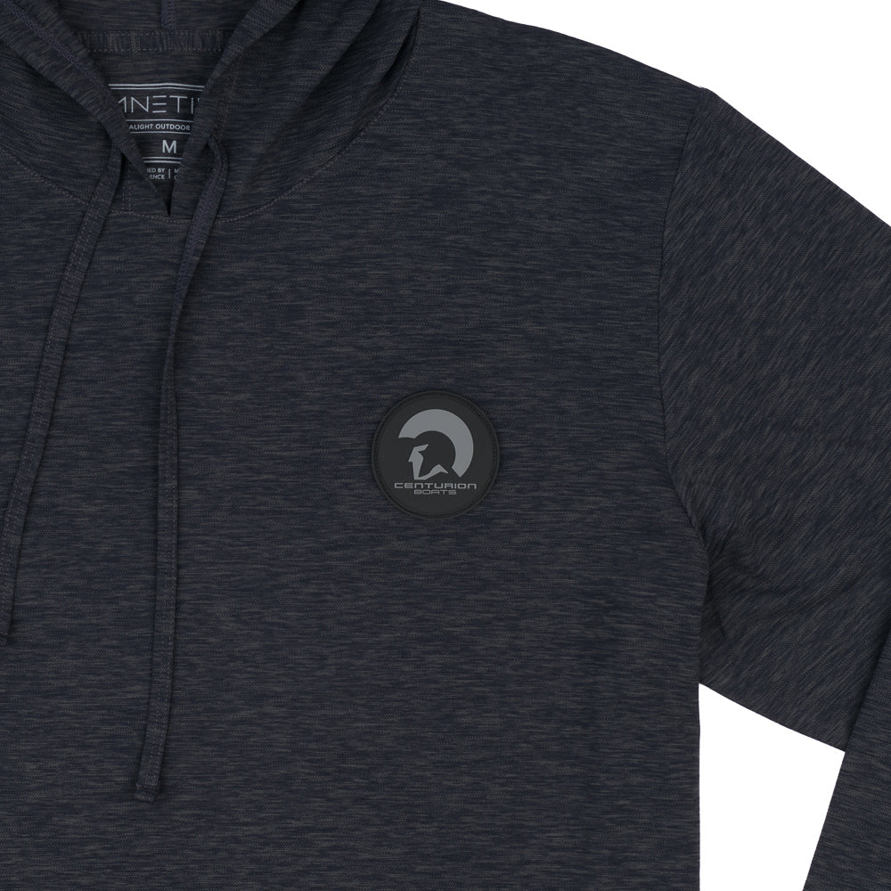 Centurion Anetik LS Tech Hoodie Tee - Charcoal