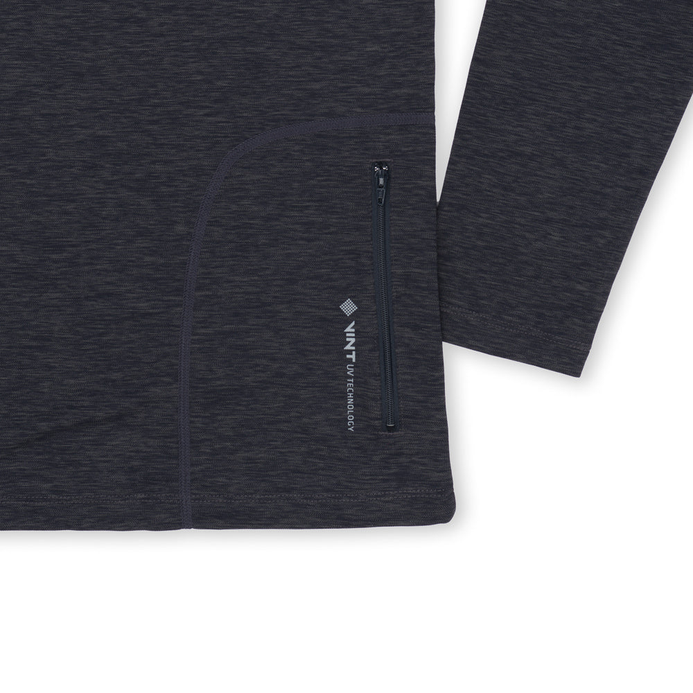 Centurion Anetik LS Tech Hoodie Tee - Charcoal