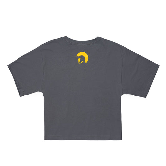 Centurion Women's Boxy Crop Tee - Asphalt