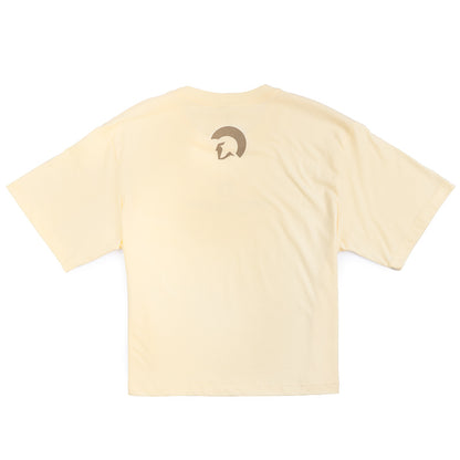 Centurion Women's Boxy Crop Tee - Creme