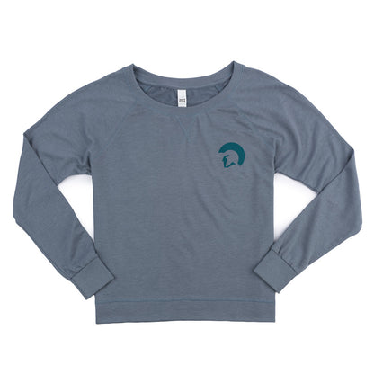 Centurion Women's LS Crew Tee - Flint Blue - CLEARANCE
