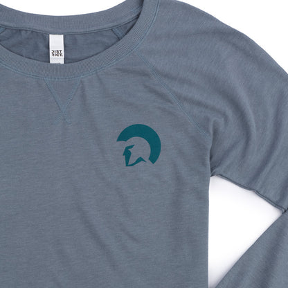 Centurion Women's LS Crew Tee - Flint Blue - CLEARANCE
