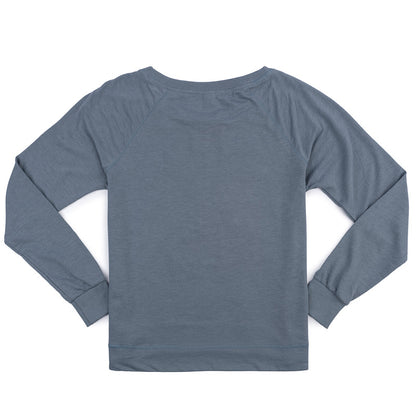 Centurion Women's LS Crew Tee - Flint Blue - CLEARANCE