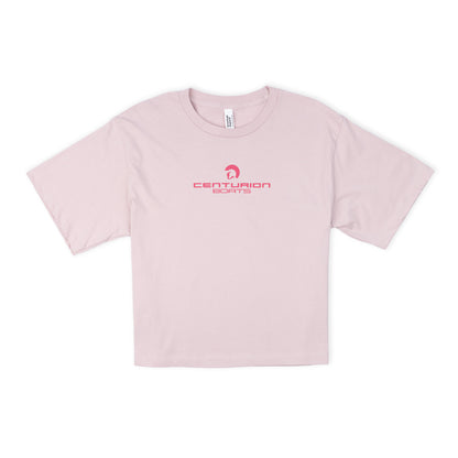 Centurion Women's Boxy Crop Tee - Blush