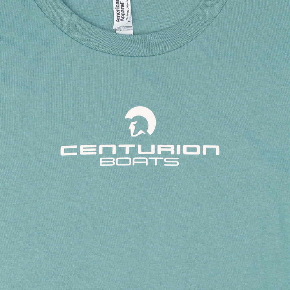 Centurion Women's Boxy Crop Tee - Arctic Blue