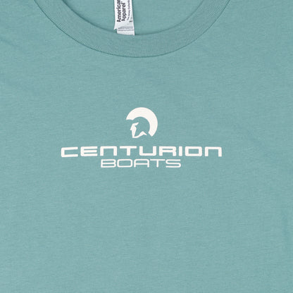 Centurion Women's Boxy Crop Tee - Arctic Blue