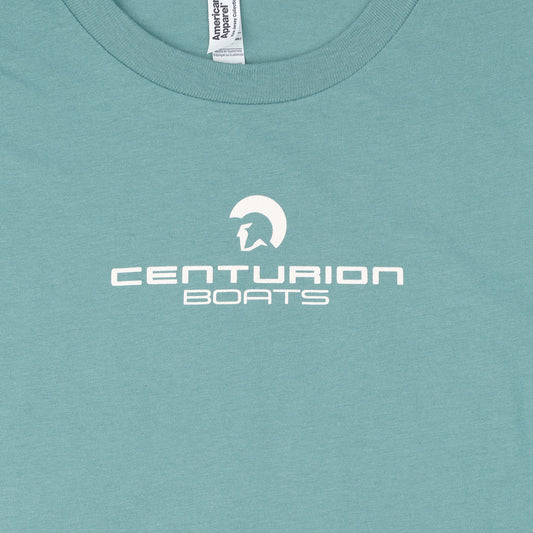 Centurion Women's Boxy Crop Tee - Arctic Blue