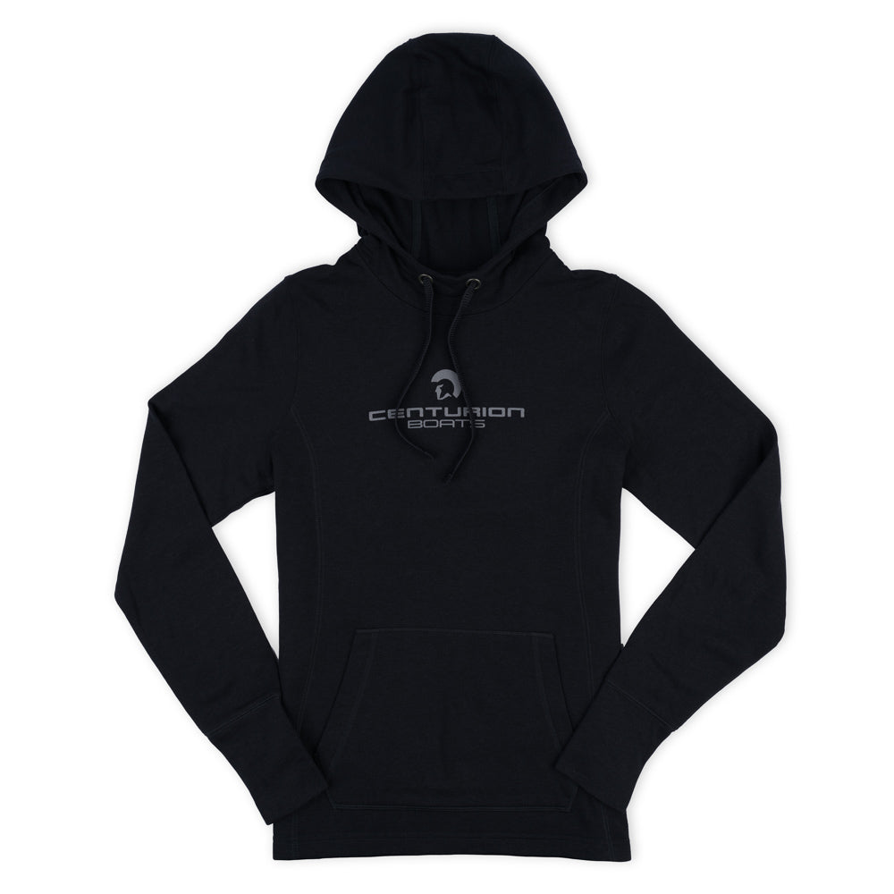 Centurion Women's Tri-Blend Hooded Sweatshirt - Black