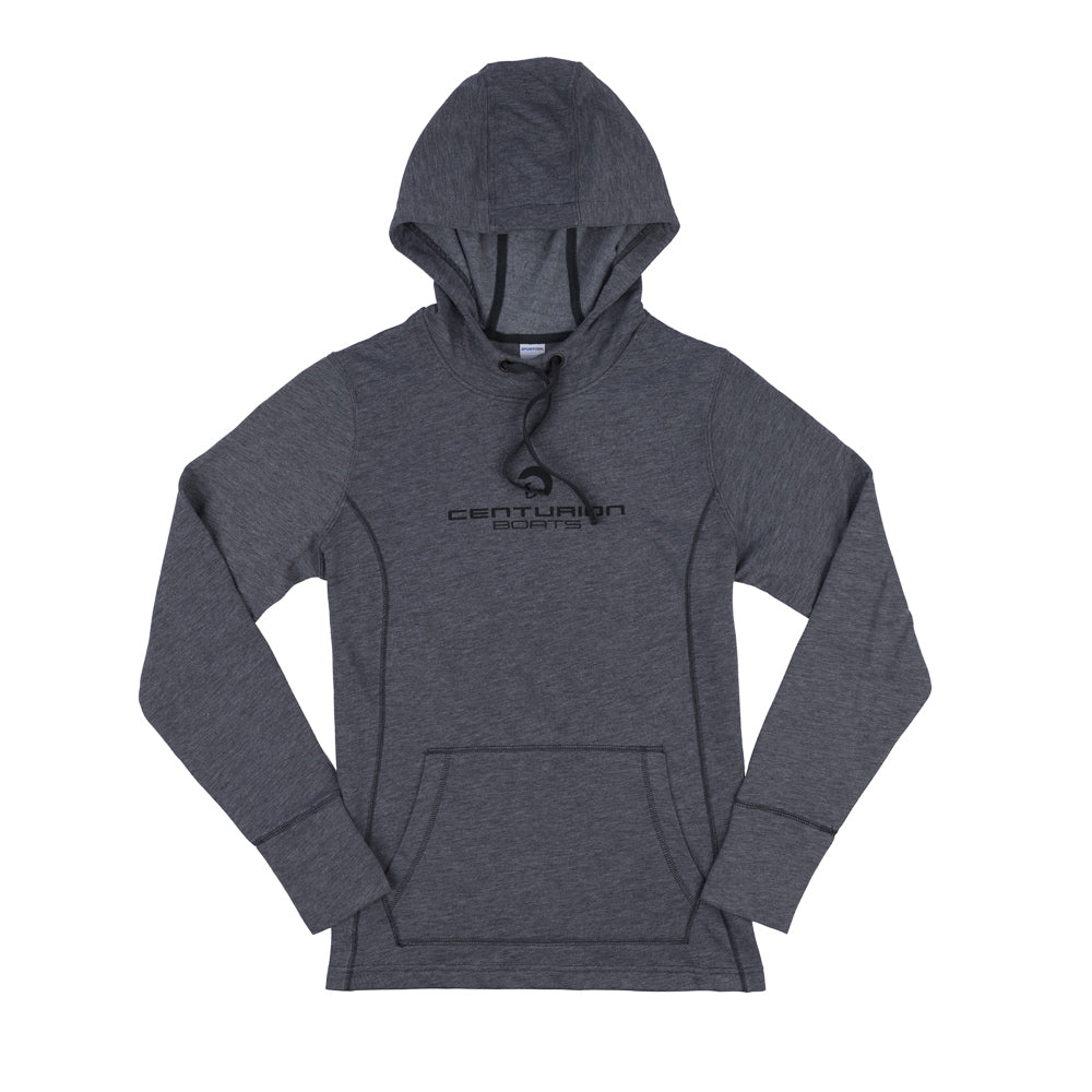 Centurion Women's Tri-Blend Hooded Sweatshirt - Dark Grey
