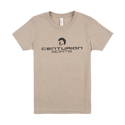 Centurion Youth Logo Tee - Heather Stone - CLEARANCE