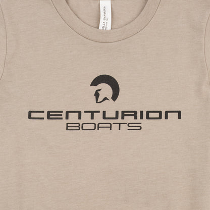 Centurion Youth Logo Tee - Heather Stone - CLEARANCE