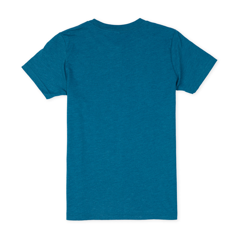 Centurion Youth Surf Wave Tee - Heather Deep Teal