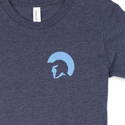 Centurion Youth Flag Tee - Heather Midnight Navy