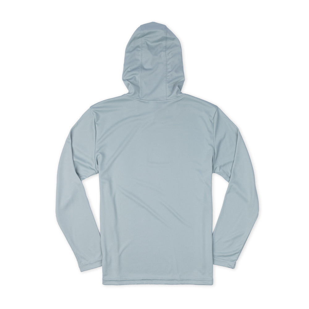 Centurion Youth LS Hooded Sun Tee - Silver