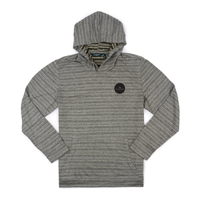 Centurion Montauk Striped Hoodie - Heather Grey